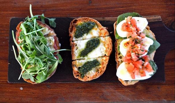 Open-faced sandwiches