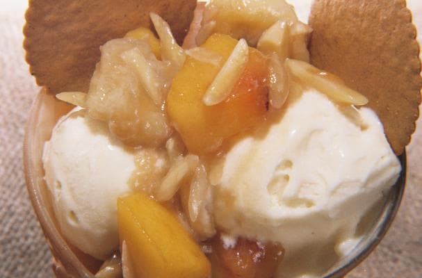 What's Hot: Peach Papaya Rum Ice Cream Topping