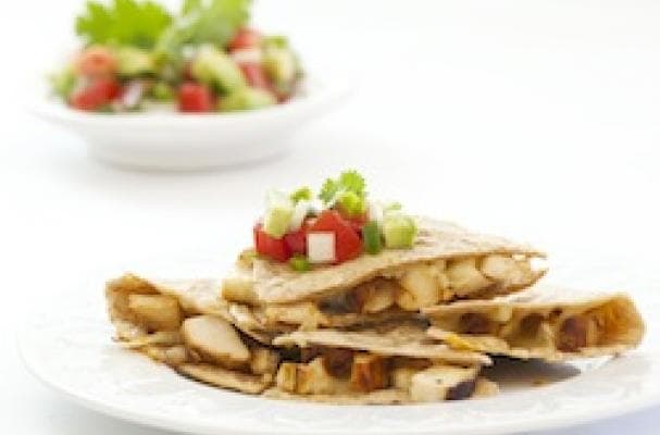 Quick and Easy Chicken Quesadilla