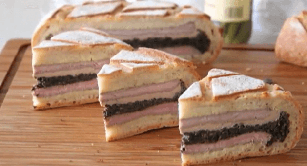 Pressed Steak and Mushroom Sandwiches