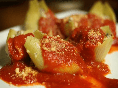 Easy Ricotta Stuffed Shells