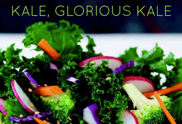 Kale, Glorious Kale Cookbook and a Kale and Apple Salad Recipe