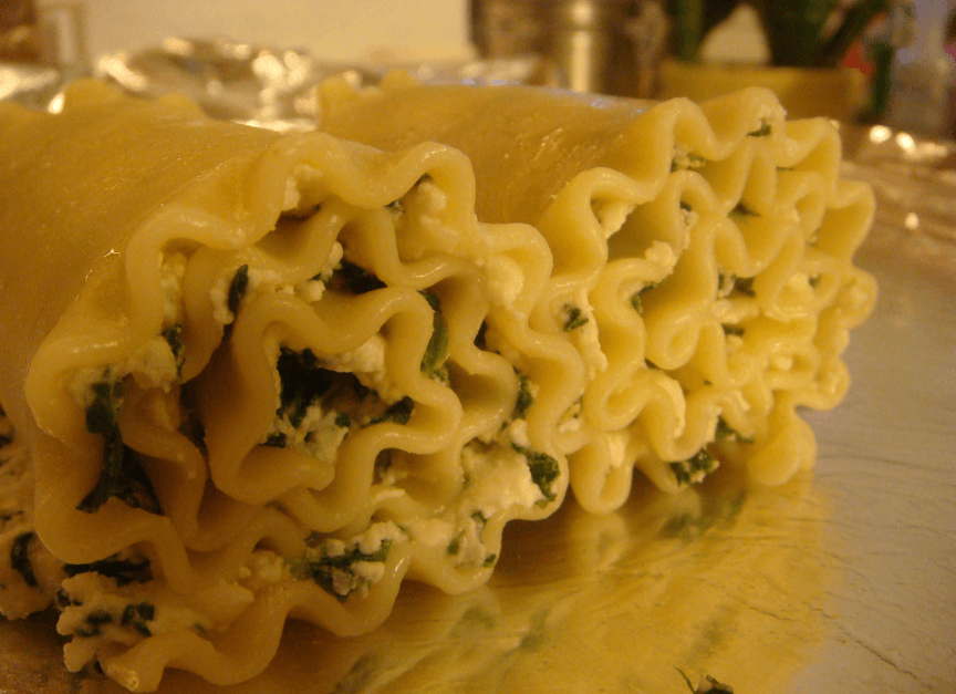 Low Calorie Spinach and Zucchini Lasagna Rolls