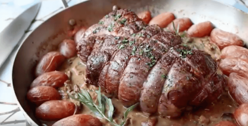 A Fancy Beef Tenderloin Roast for New Year's Eve