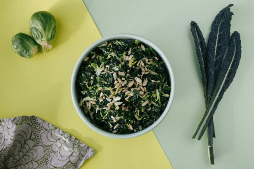 Powerful Kale and Lentil Salad