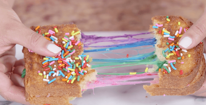 How to Make a Rainbow Grilled Cheese