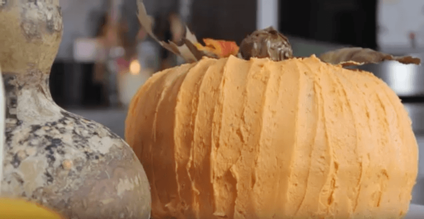 Amazing Pumpkin Shaped Marble Cake