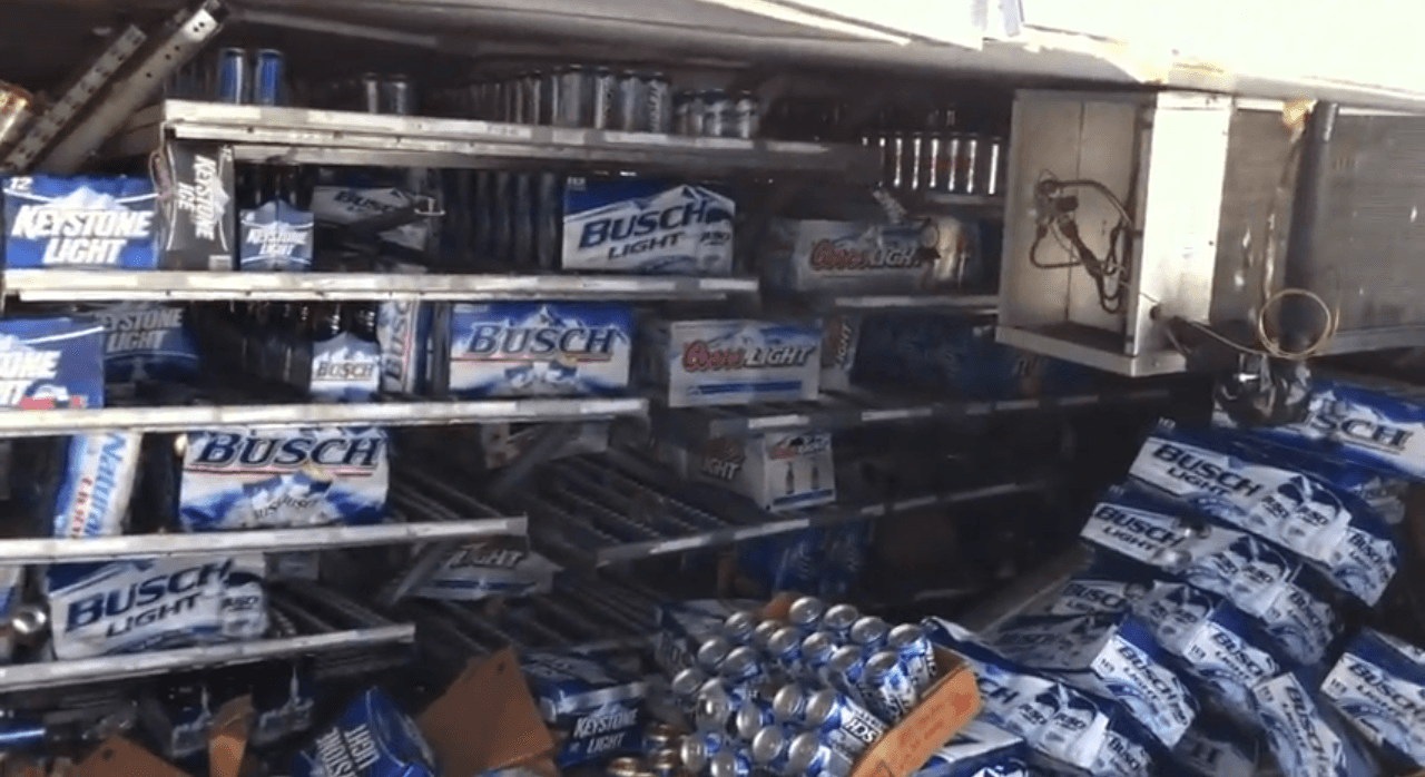 Refrigerator Where Joplin Tornado Survivors Hid