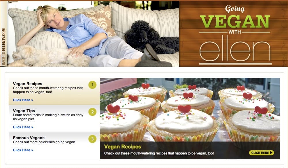 Going Vegan With Ellen