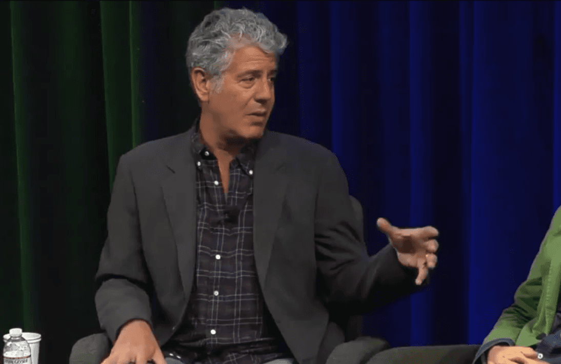 Anthony Bourdain Drops By Google to Talk No Reservations