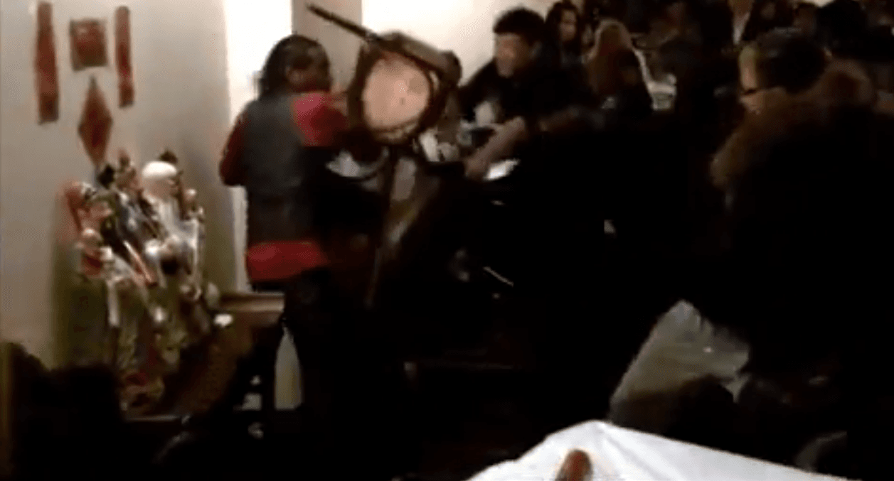 Crazy Restaurant Destruction Caught On Tape 