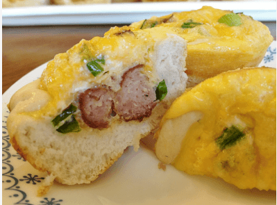 Sausage Egg and Cheese Breakfast Cups
