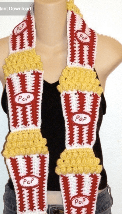 Etsy Crush: Popcorn Scarf Pattern