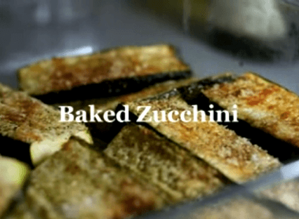 Beautiful Baked Zucchini