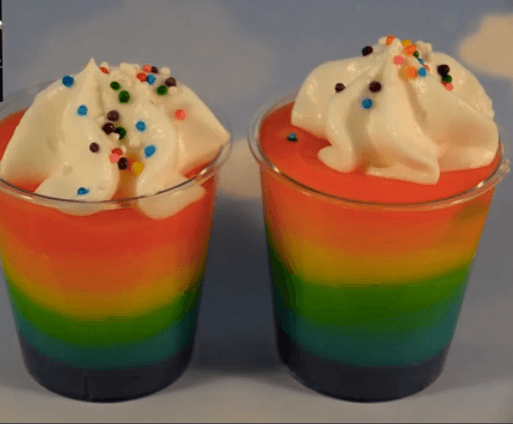 Rainbow Pudding