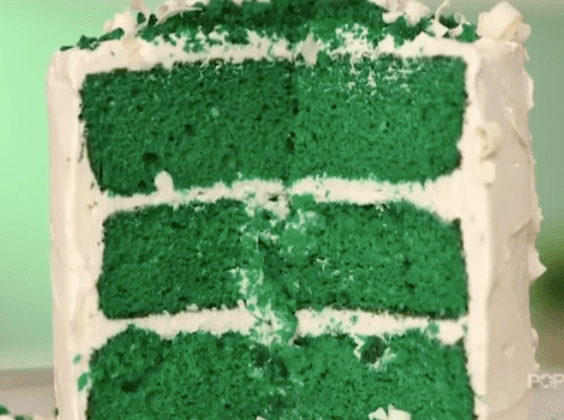St. Patrick's Day Green Velvet Cake