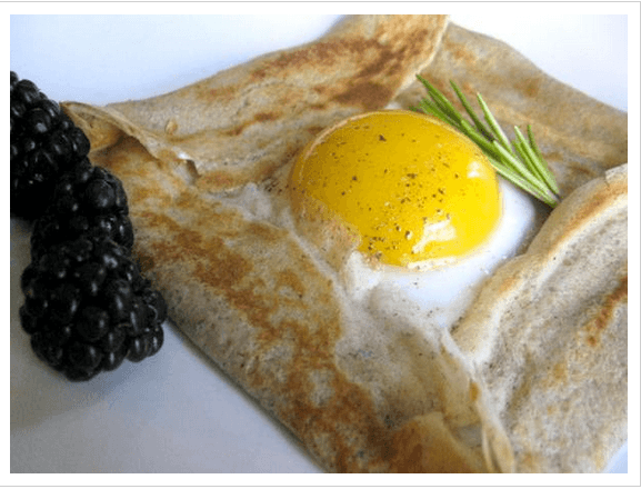Must Try: Buckwheat Galette with Egg