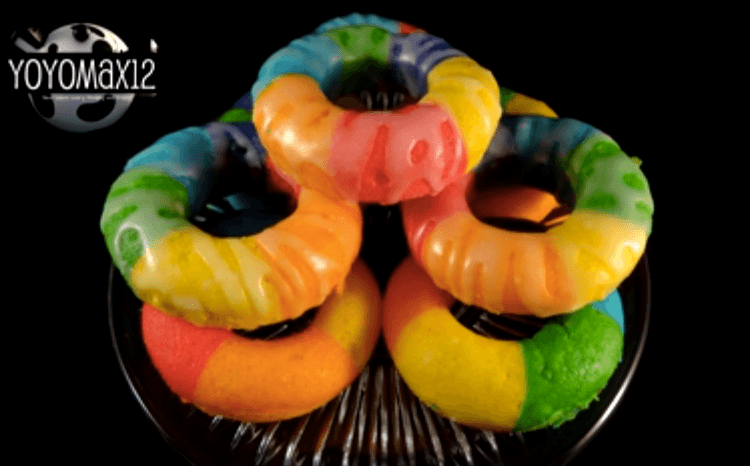 Fabulous Rainbow Donuts