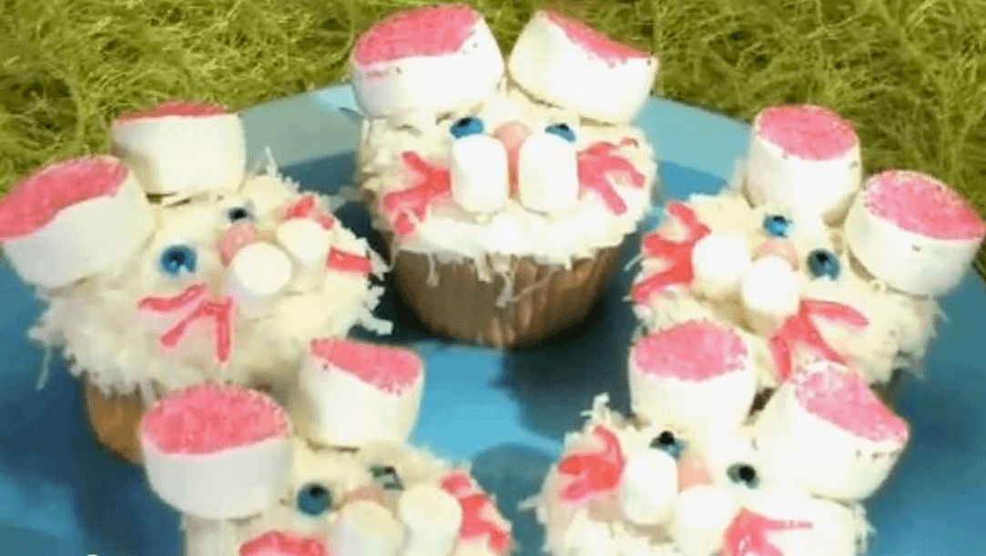 Adorable Easter Bunny Cupcakes
