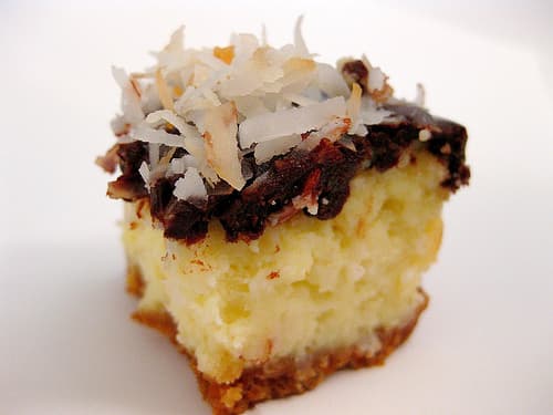 Almond Joy cheesecake