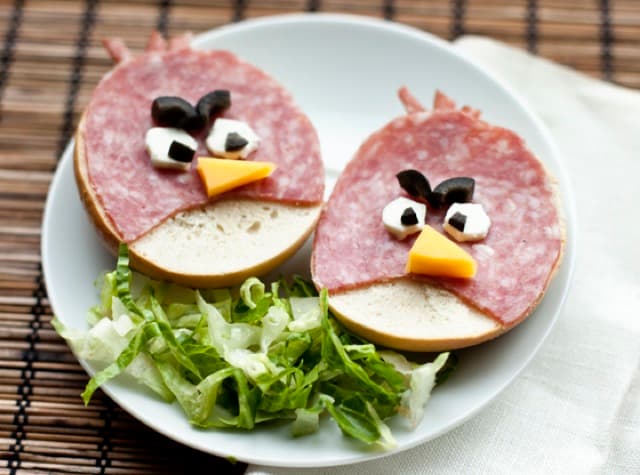 Angry Birds Sandwich