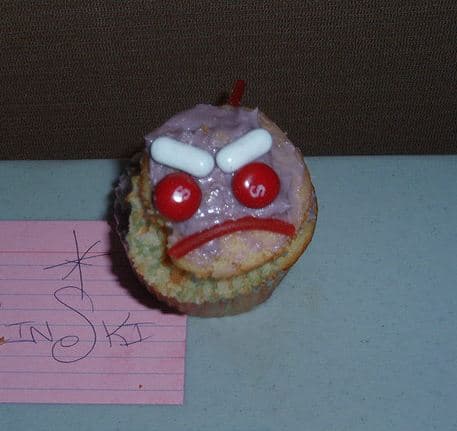angry cupcake