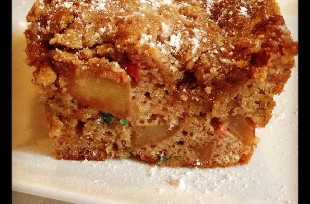Amazing Funfetti Apple Cake With Brown Sugar Topping