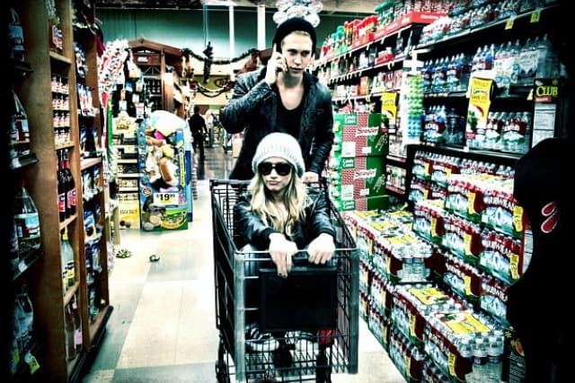 Disney Stars get Silly in Grocery Store
