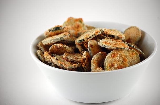 Easy Snack Recipe: Baked Zucchini Chips
