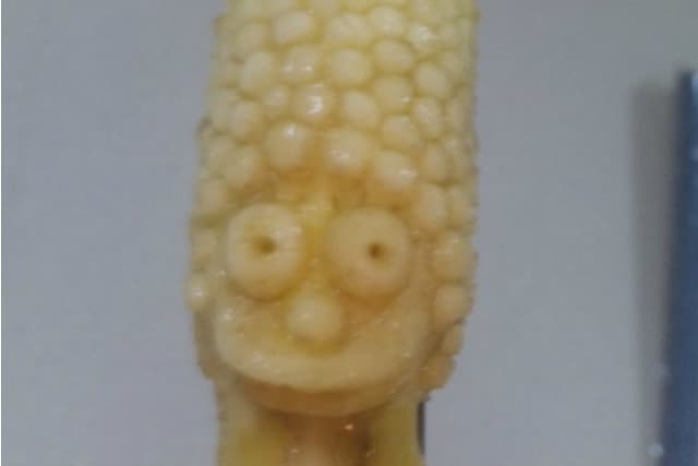 Marge Simpson Banana Sculpture 