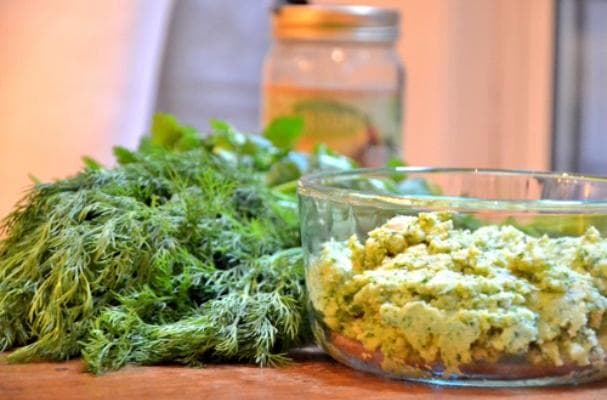 Gluten Free Basil and Brazil Nut Hummus