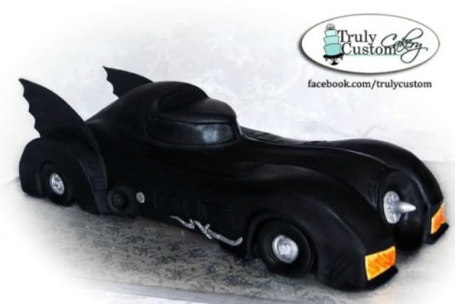 The Batmobile Cake is a Heroic Treat