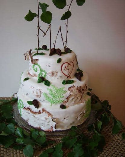 Birch Tree Cake