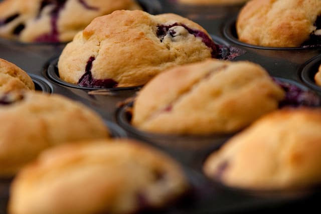blueberry muffins