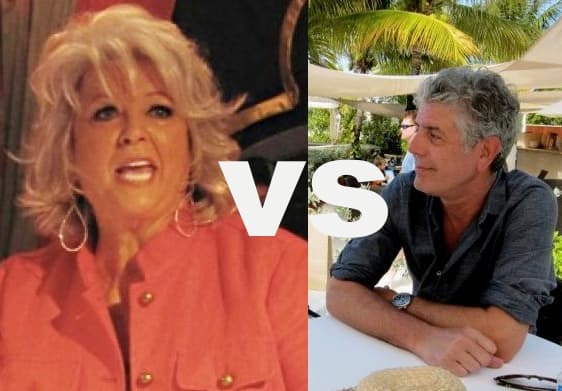 anthony bourdain paula deen feud