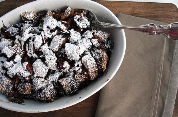 Cherry Chocolate Bread Pudding