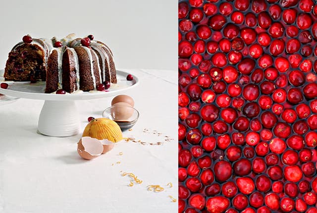 gluten free cranberry almond bundt cake