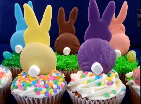 Super Sweet Easter Bunny Cupcakes
