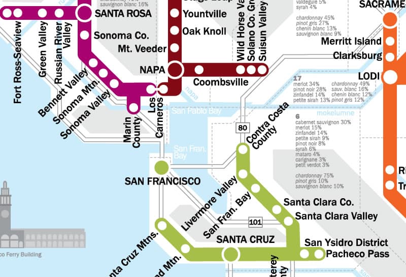 metro wine map california