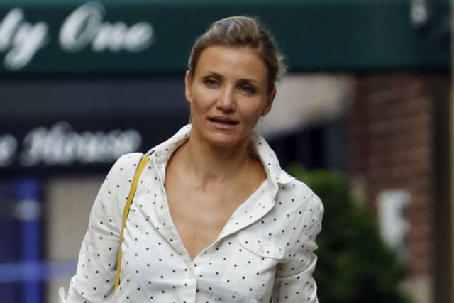 Cameron Diaz Spotted in West Hollywood at Business Dinner
