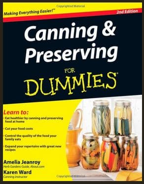 Canning and preserving for dummies
