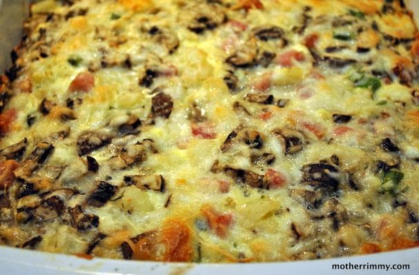 Easter Brunch Recipe: Eggs with Ham and Asparagus Casserole