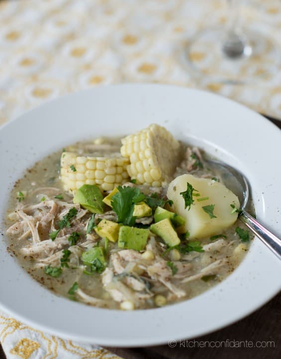 corn and chicken stew