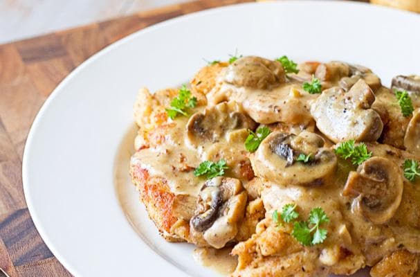 Romantic Valentine's Chicken Marsala