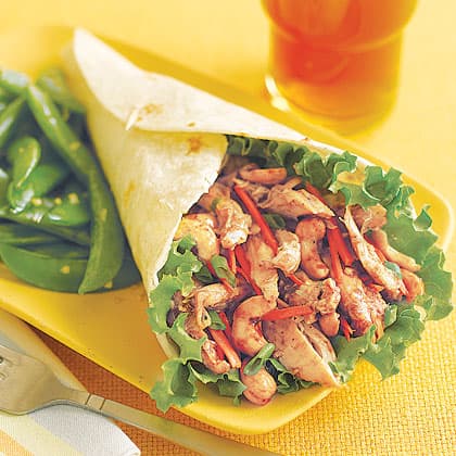 Quick And Easy Hoisin Chicken Wraps Recipe