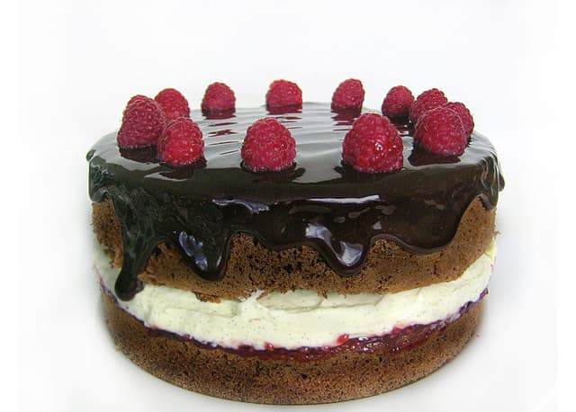 Chocolate Framboise Layer Cake