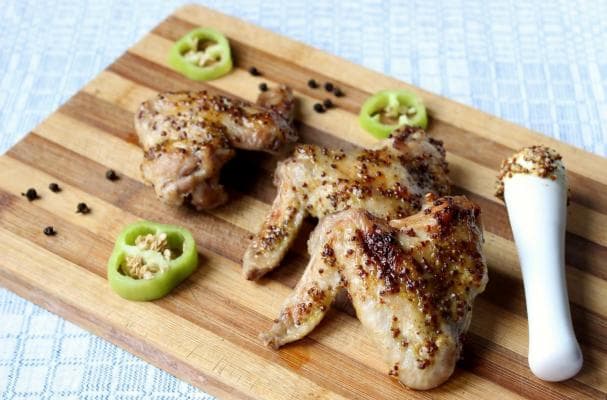 Easy Chicken Recipe: Roasted Wings With Mustard and Beer