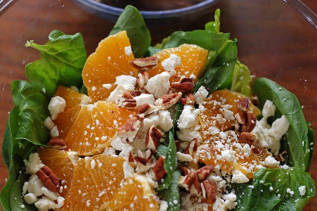 Easy Citrus Spinach Salad