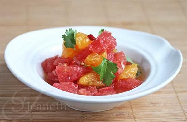 Thai Grapefruit and Orange Citrus Salad