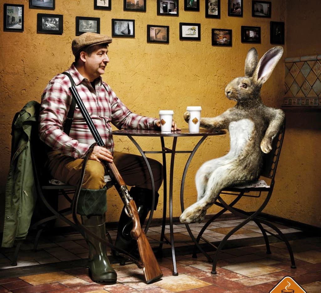 Strangest Coffee Shop Ad Yet 